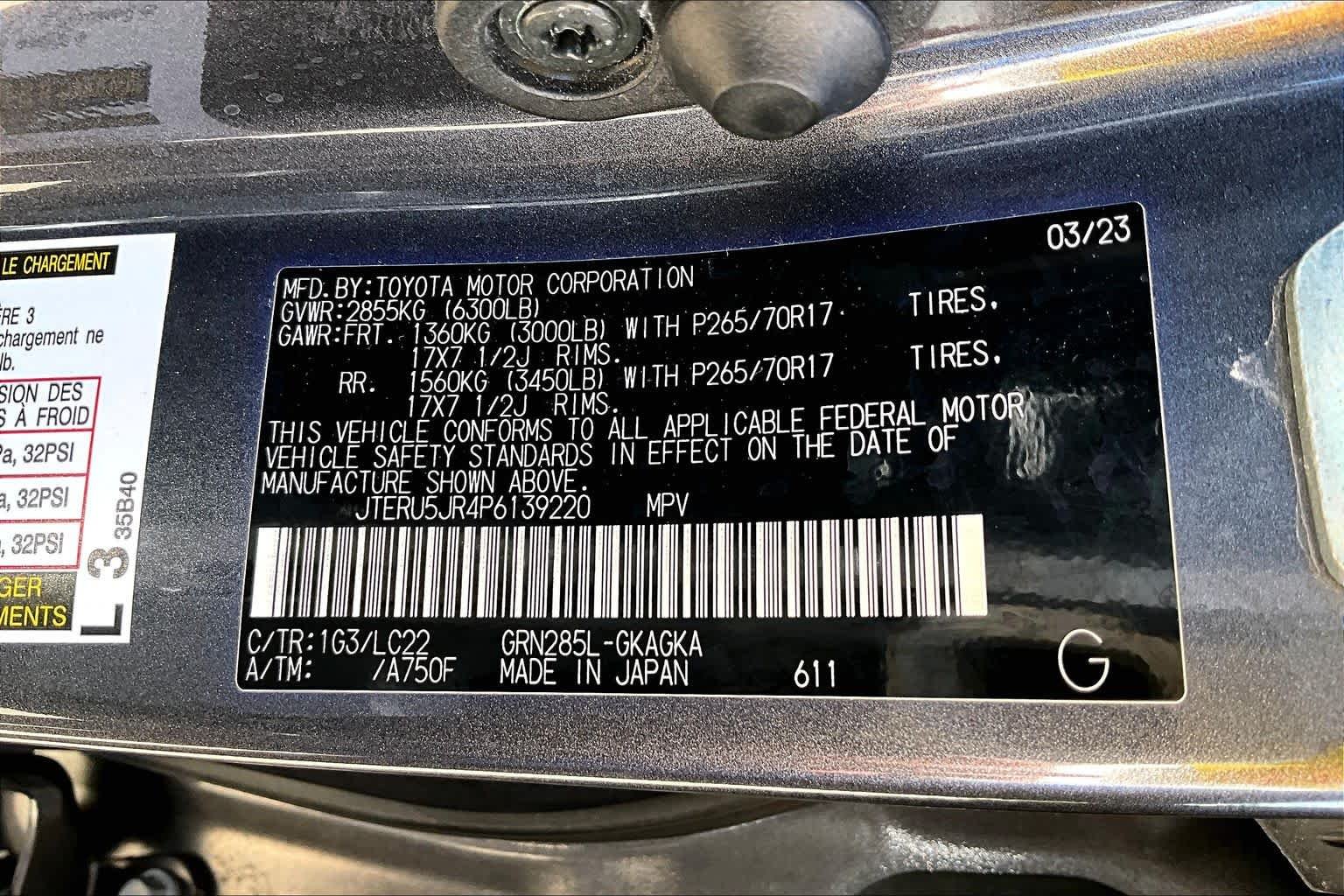 Used 2023 Magnetic Gray Metallic Toyota TRD Off Road Premium image 33