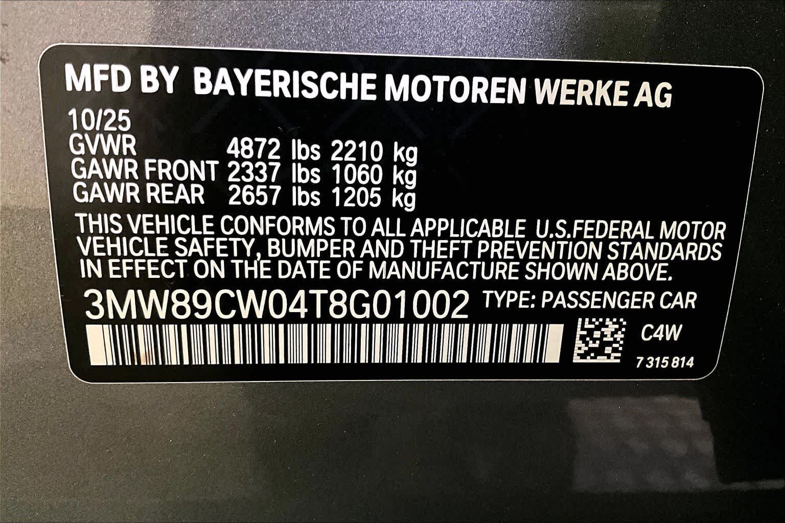 Certified Used 2026 Skyscraper Grey Metallic BMW 330i NA xDrive image 33