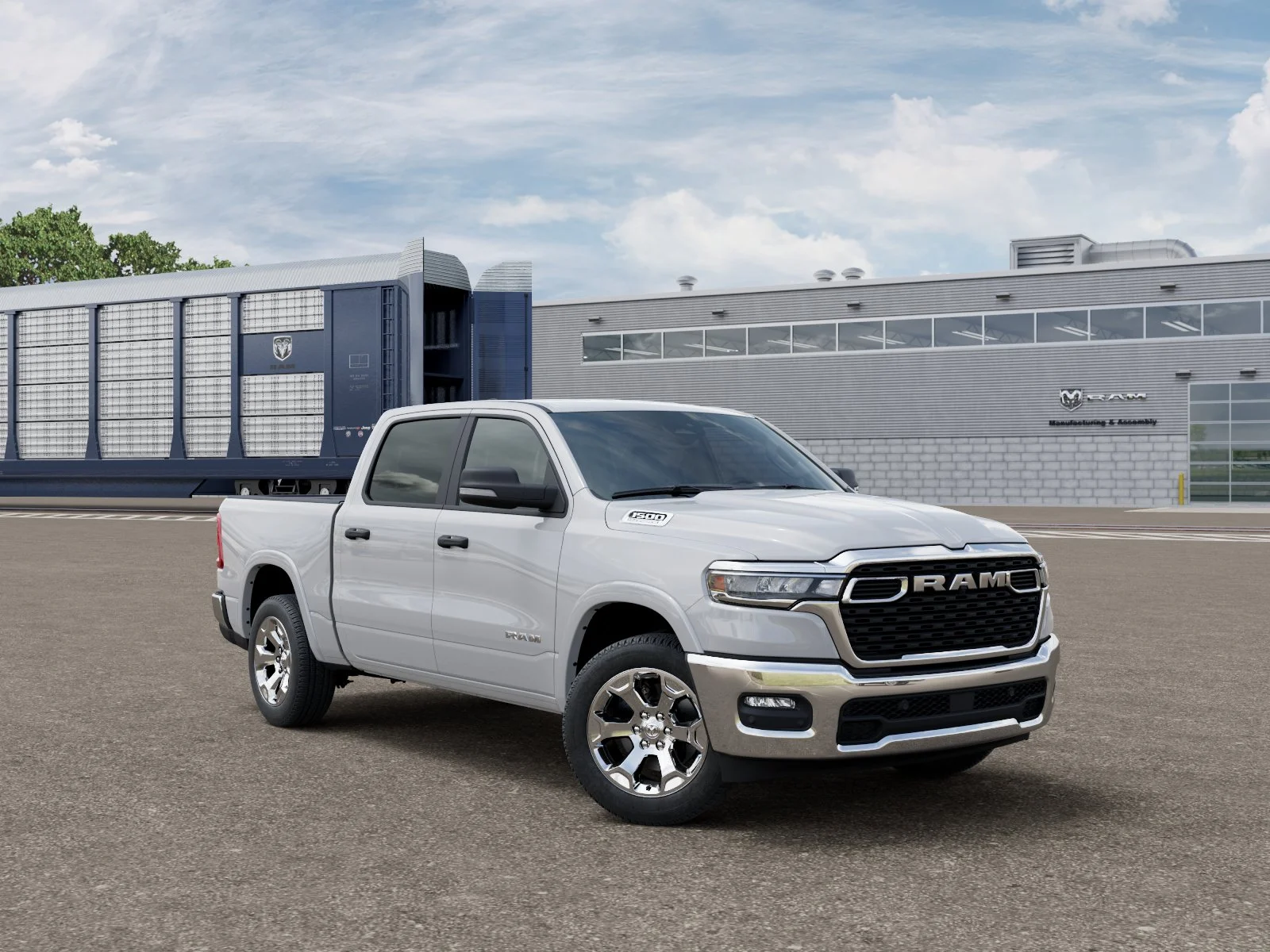 New 2026 Bright White Clearcoat RAM Big Horn/Lone Star image 3