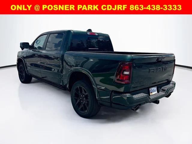 New 2026 Serrano-Green Metallic Exterior Paint RAM LARAMIE image 7