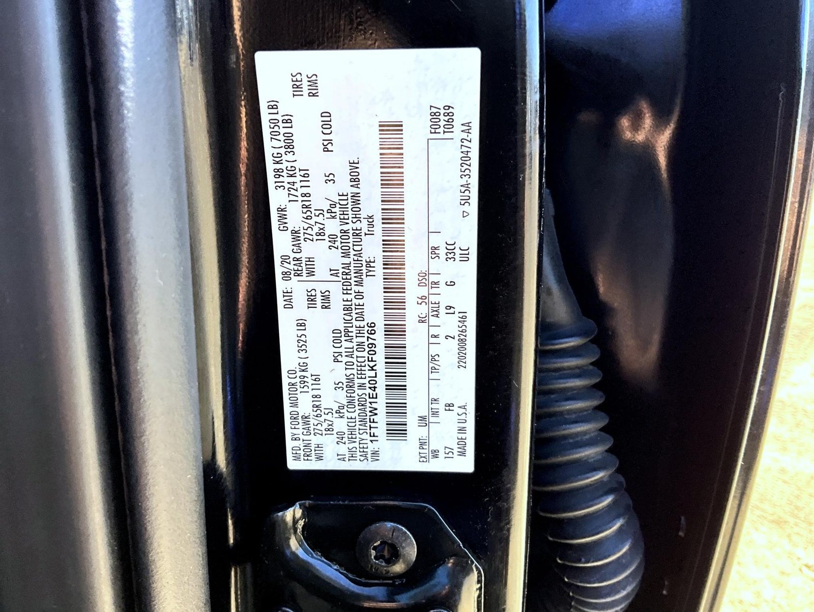 Used 2020 Black Ford XLT image 34