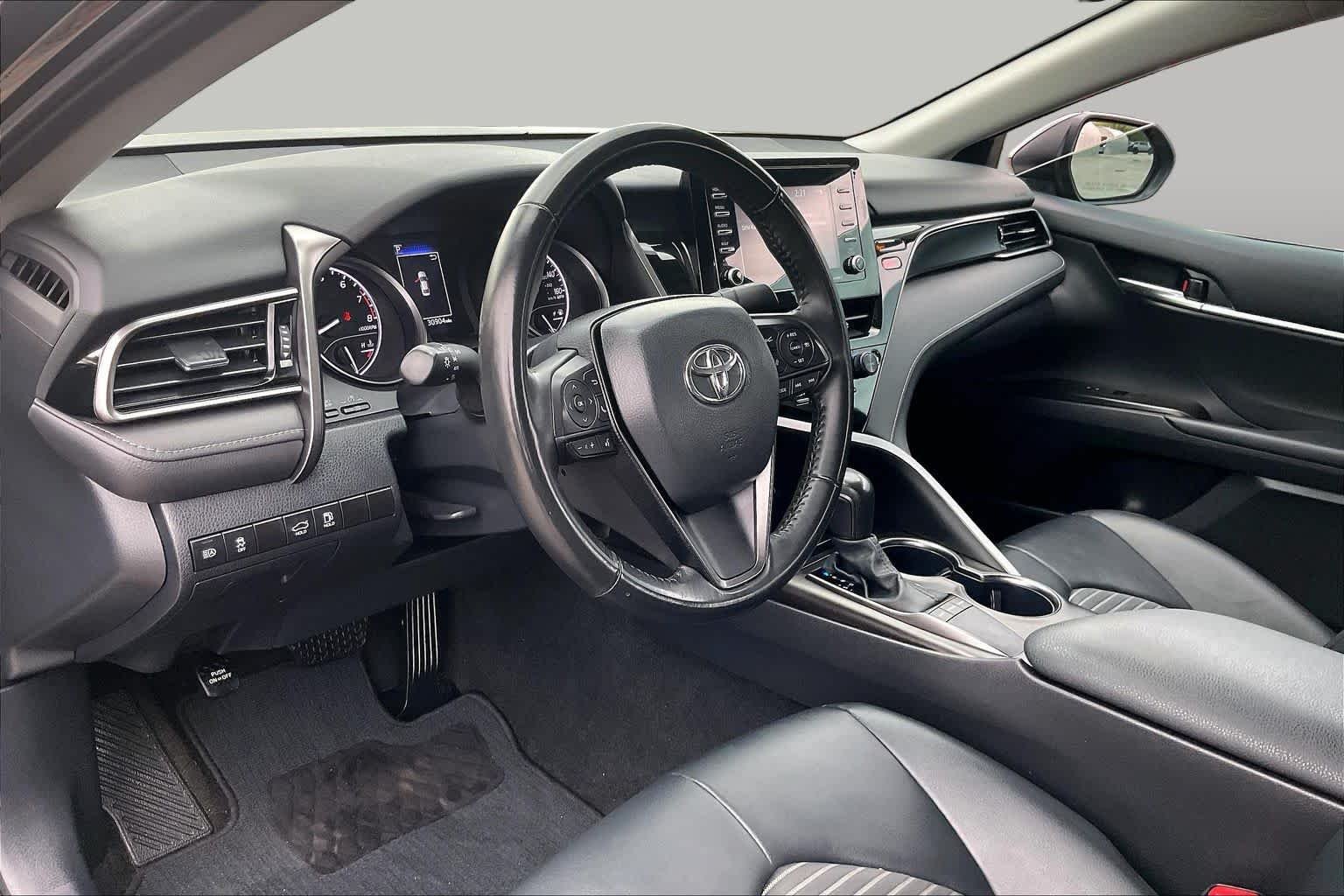 Used 2024 Midnight Black Metallic Toyota SE Nightshade image 16