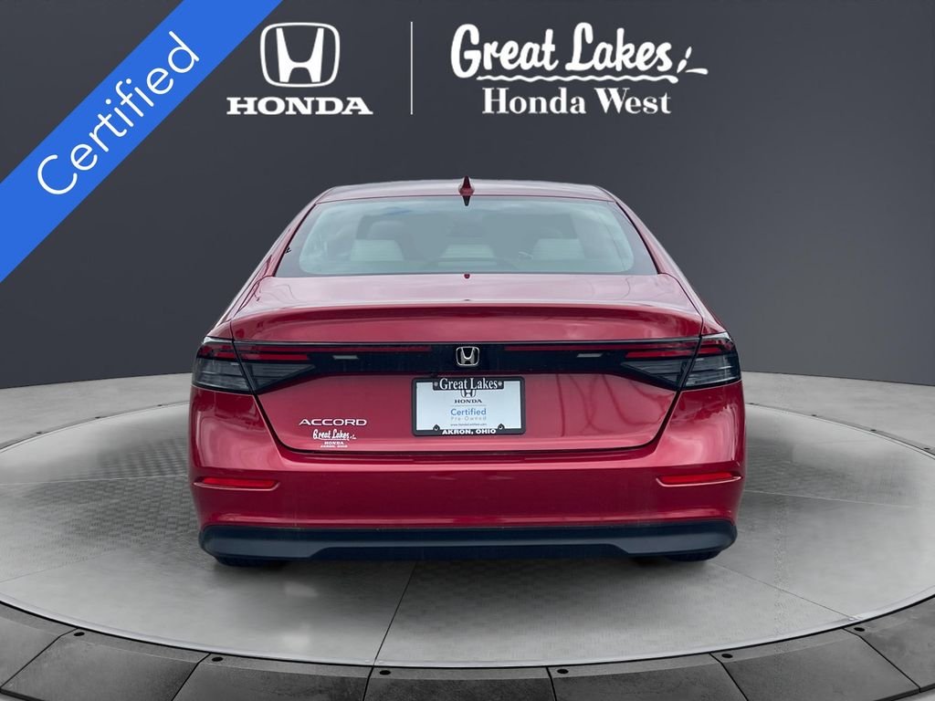 Certified Used 2025 Radiant Red Metallic Honda LX image 4