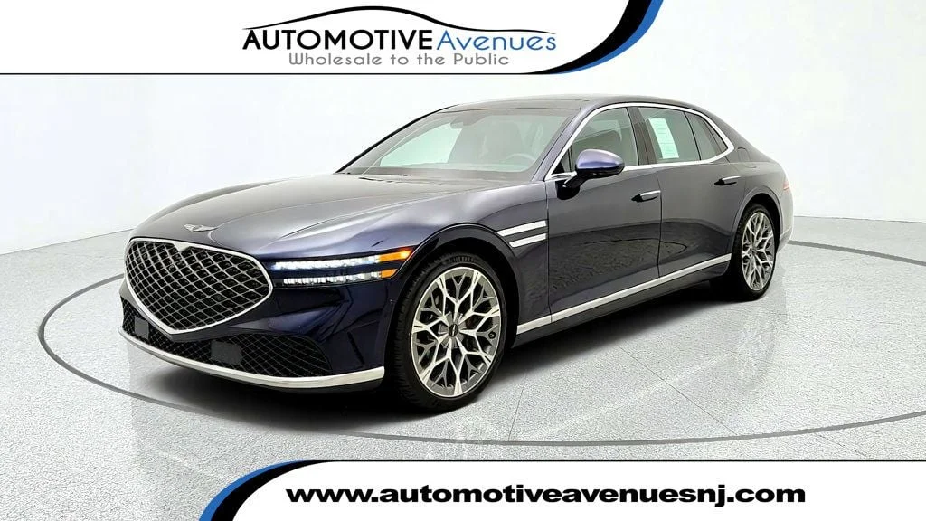 Used 2023 Capri Blue Genesis 3.5T e-SC AWD image 1
