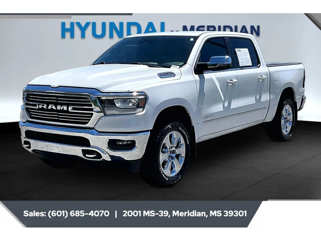 Used 2023 Ivory White Tri-Coat Pearlcoat Ram Laramie image 10