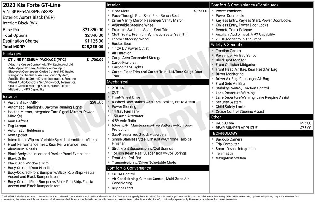 Used 2023 Black Kia GT-Line image 17