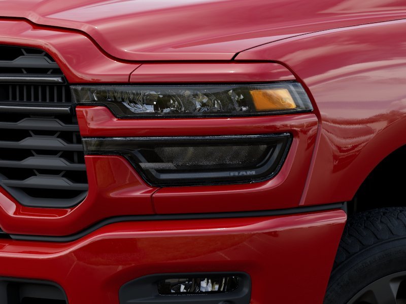 New 2027 Flame Red Clear-Coat Exterior Paint RAM Black Express image 6