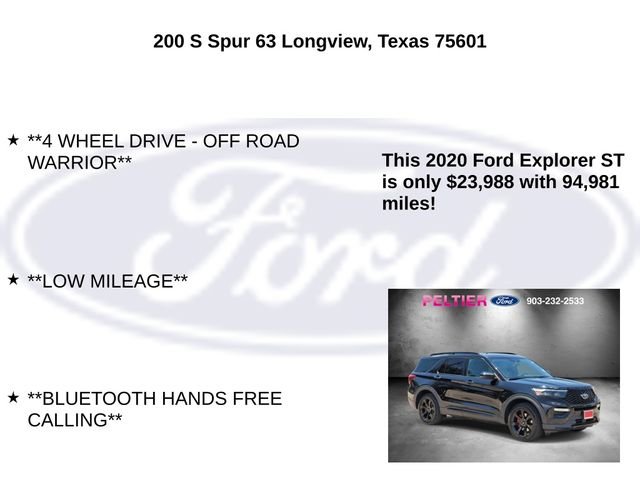 Used 2020 Black Ford ST image 10