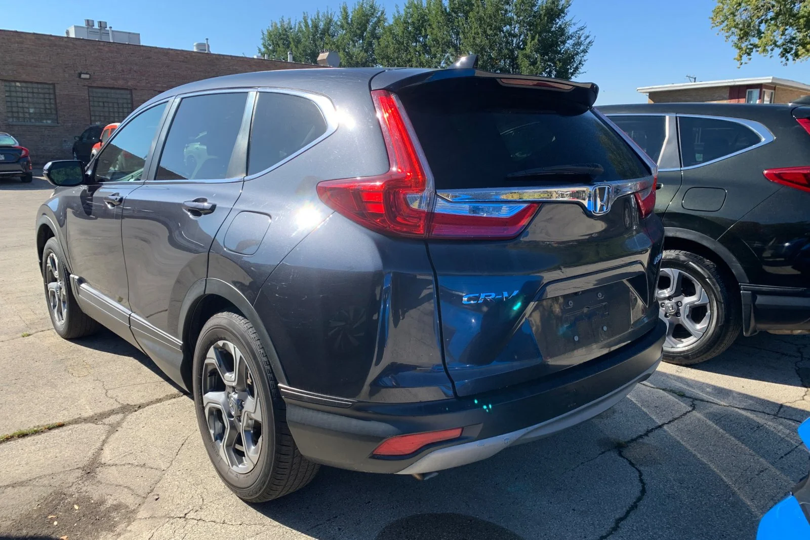 Certified Used 2017 Modern Steel Metallic Honda EX image 3