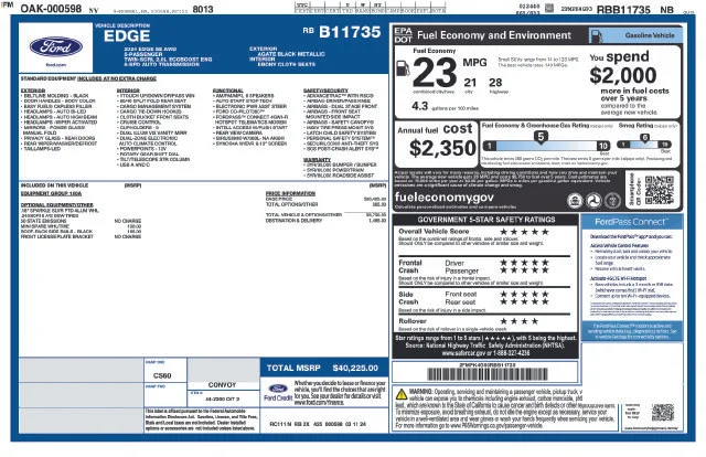 Certified Used 2024 Black Ford SE image 9