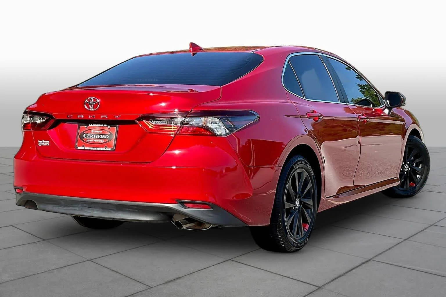 Certified Used 2023 Supersonic Red Toyota LE image 12