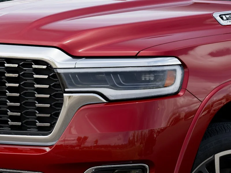 New 2026 Molten Red Pearl-Coat Exterior Paint RAM Tungsten image 33