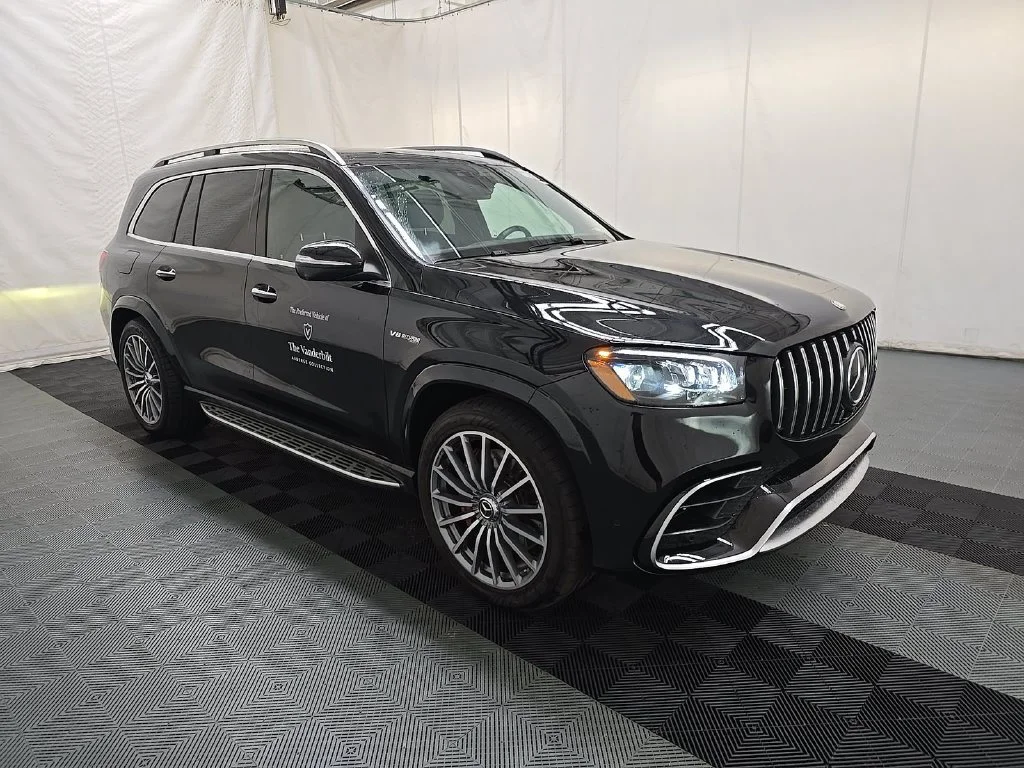 Used 2025 Black Mercedes-Benz GLS 63 AMG® image 3
