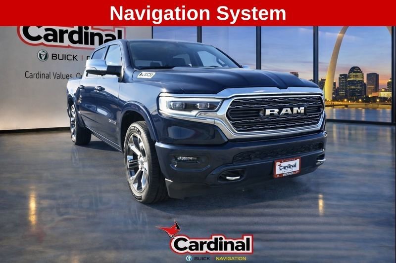 Gray 2023 RAM 1500 Limited Crew Cab 4WD Pickup Truck Four-Wheel Drive 8-Speed Automatic