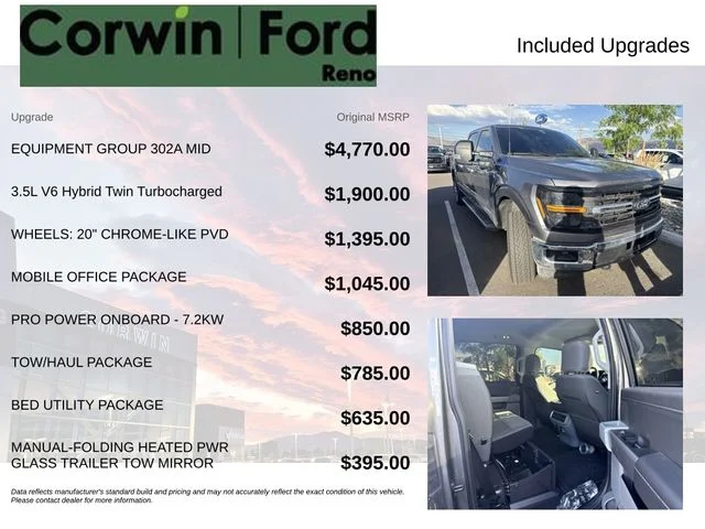Used 2024 Gray Metallic Ford XLT image 3