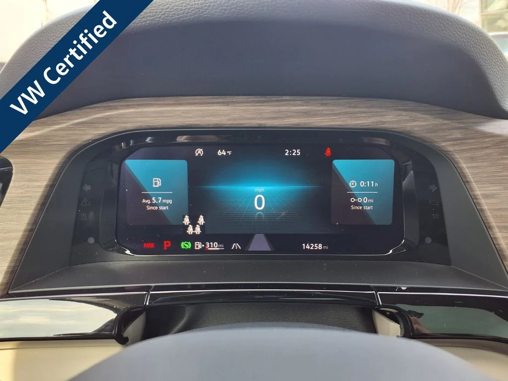 Certified Used 2025 Mountain Lake Blue Metallic Volkswagen 2.0T SEL Premium R-Line image 15