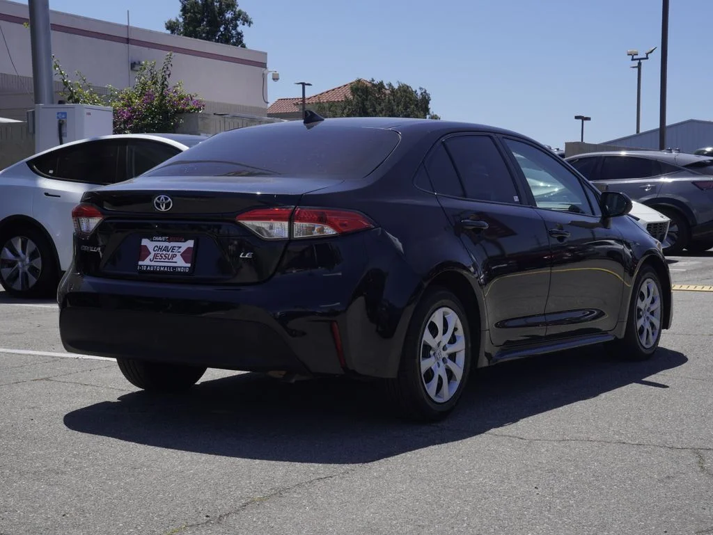 Used 2023 Black Toyota LE image 3