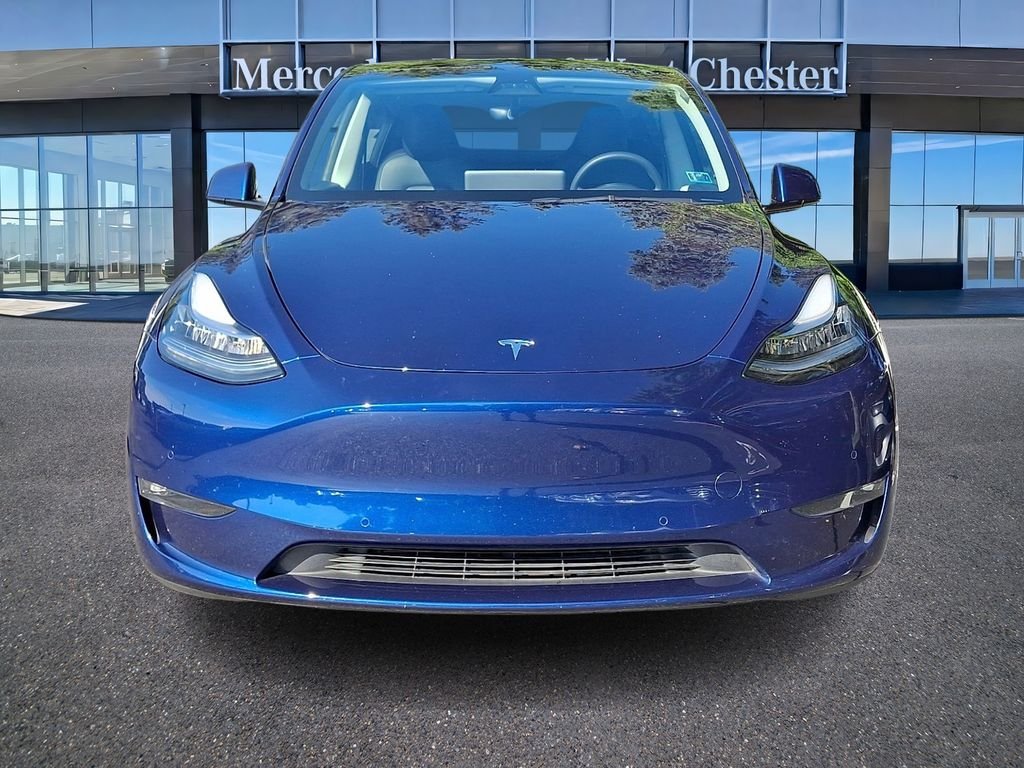 Used 2022 Tesla Model Y Long Range with VIN 7SAYGDEE7NF318574 for sale in West Chester, PA