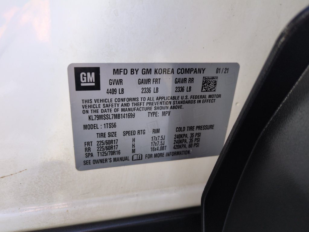 Used 2021 SUMMIT WHITE Chevrolet ACTIV image 30