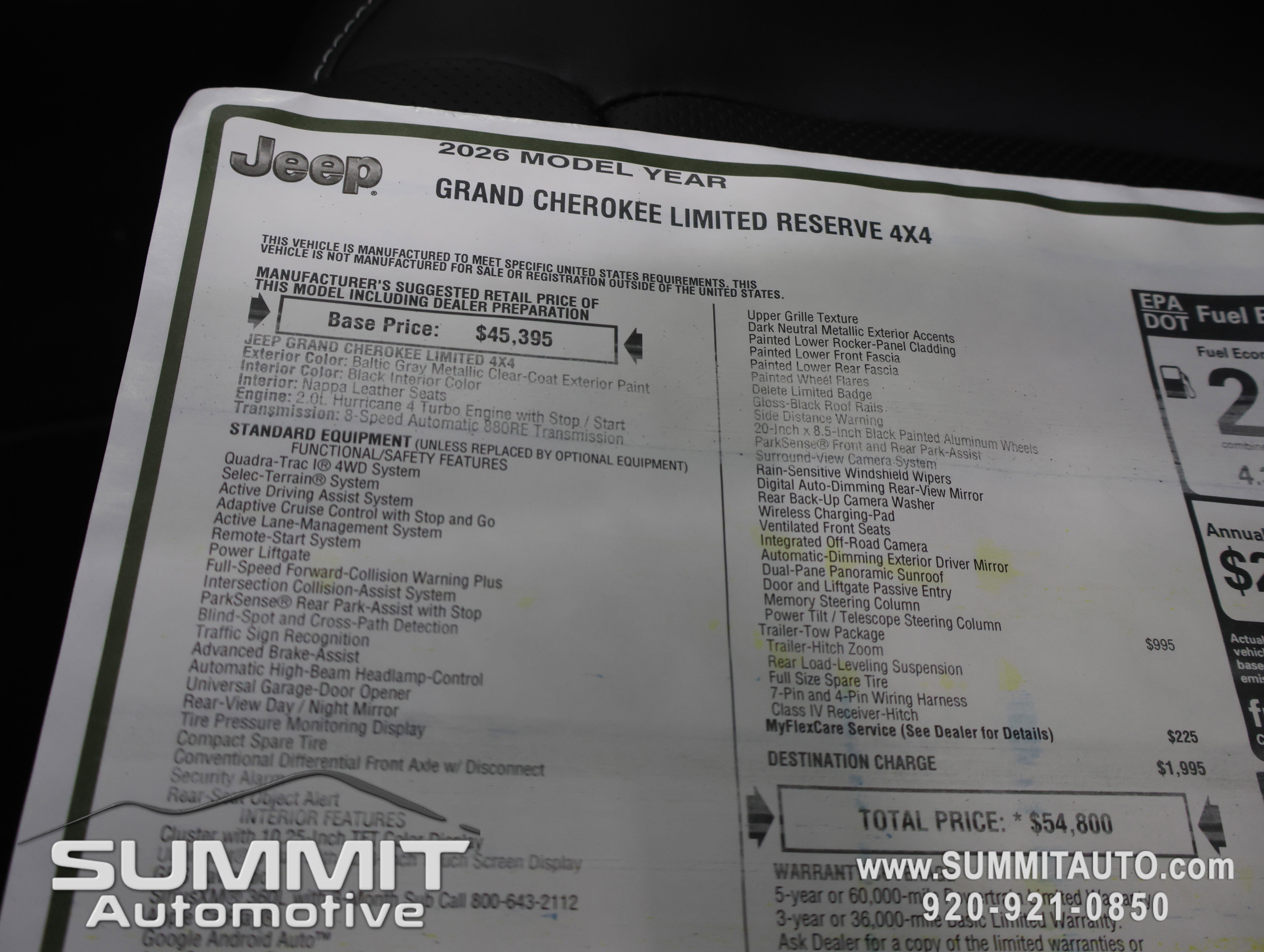 2026 Jeep Grand Cherokee Limited Reserve - Photo 44