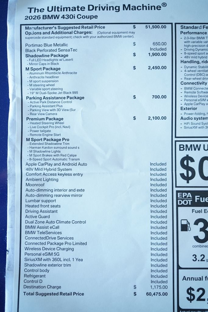 2026 BMW 4 Series 430i - Photo 8