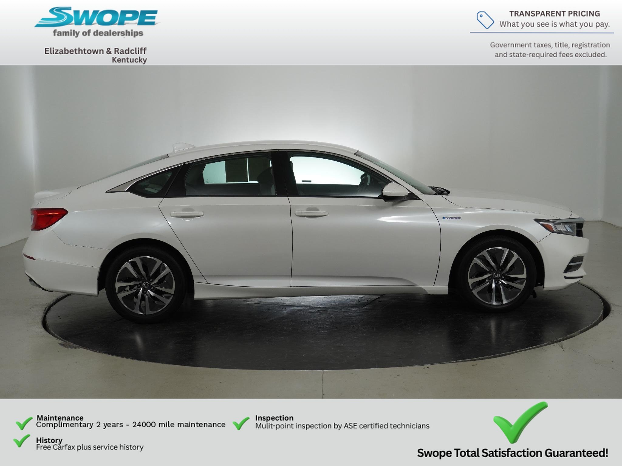 Used 2018 White Orchid Pearl Honda Base image 2