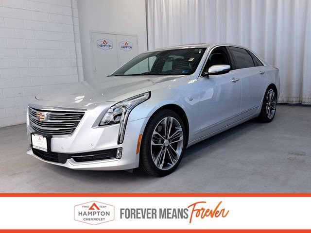 Used 2018 RADIANT SILVER METALLIC Cadillac Platinum AWD image 1