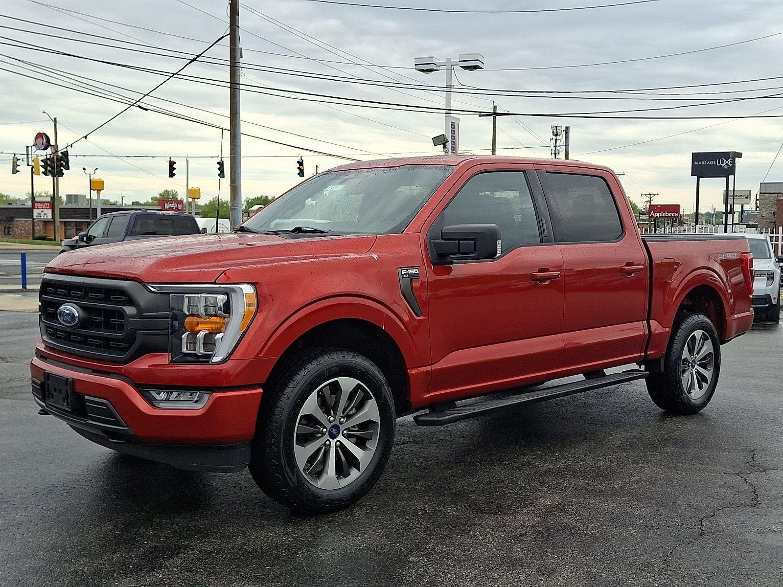 Certified Used 2023 Hot Pepper Red Tinted Clearcoat Ford XLT image 3