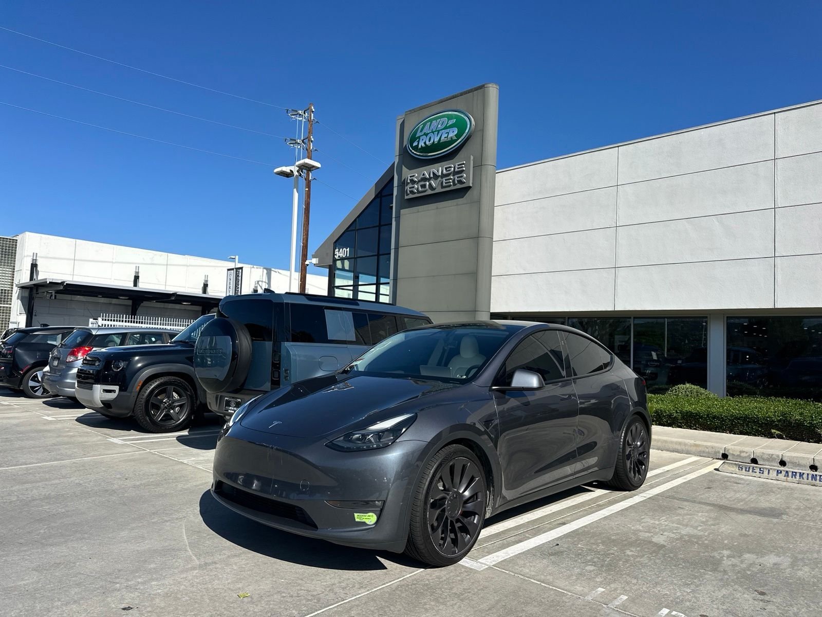 Used 2023 Midnight Silver Metallic Tesla Performance image 1