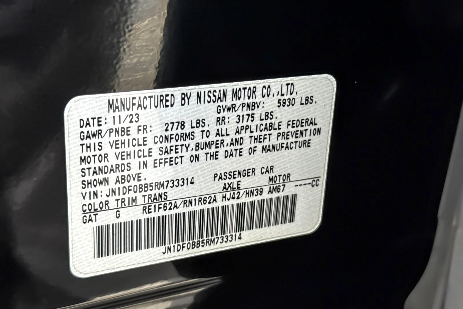 Used 2024 Black Diamond Pearl Nissan EVOLVE+ image 28