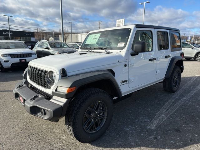 New 2026 Bright White Clear-Coat Exterior Paint Jeep Sport S image 5