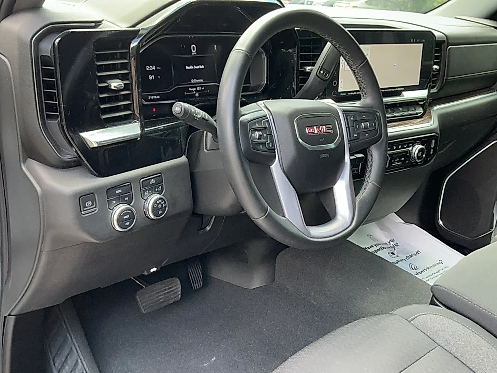 Used 2024 Summit White GMC 4WD Crew Cab Short Box Elevation with 3SB image 7