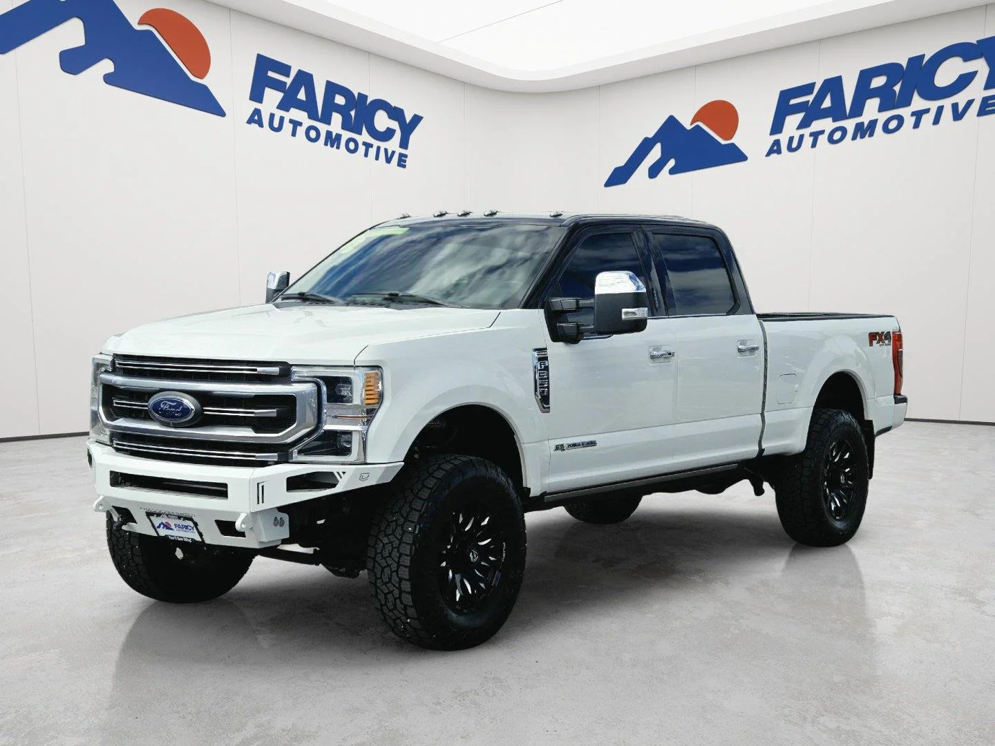 Used 2022 Star White Metallic Tri-Coat Ford Platinum image 1
