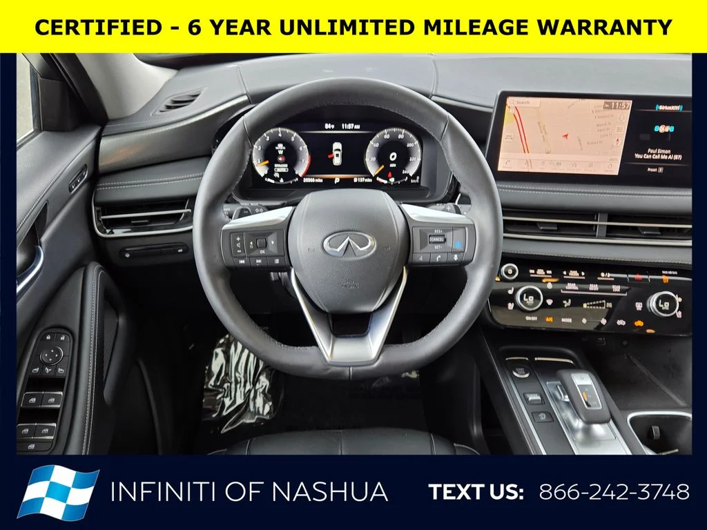 Certified Used 2023 White INFINITI LUXE image 12