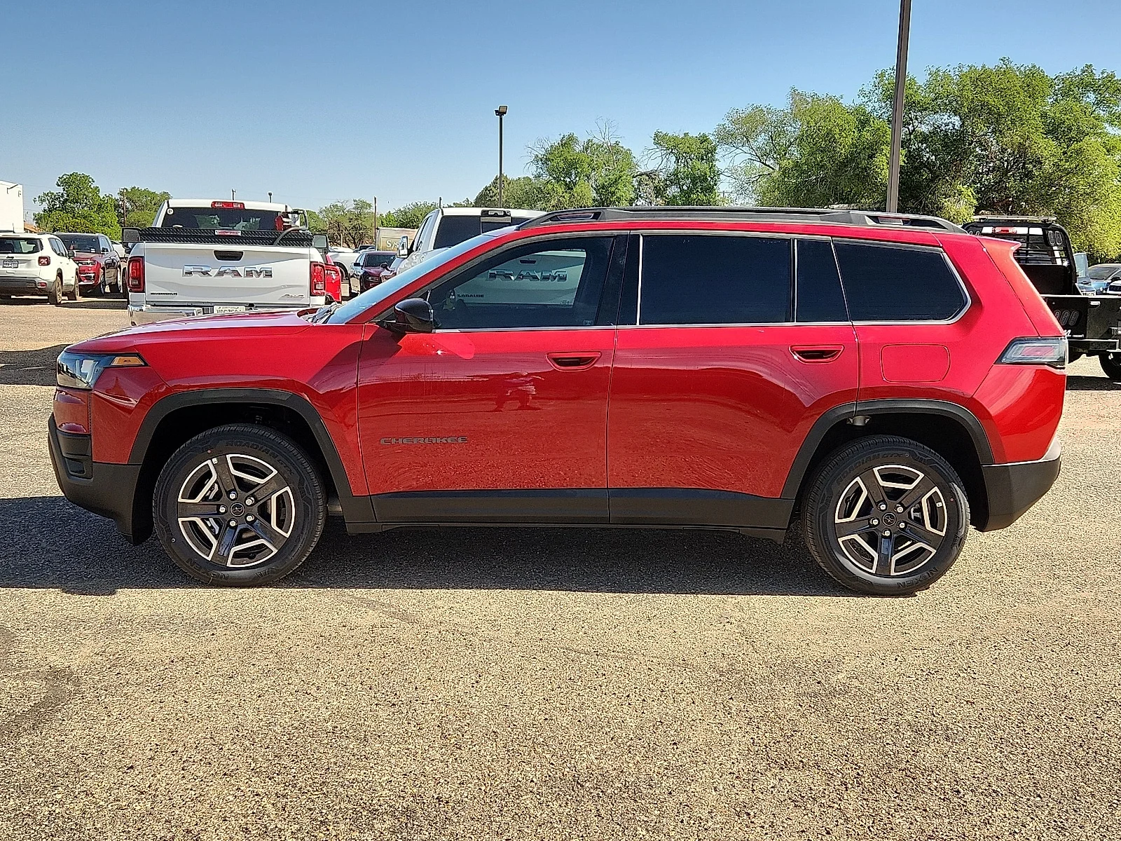 New 2026 Red Jeep LAREDO 4X4 image 2