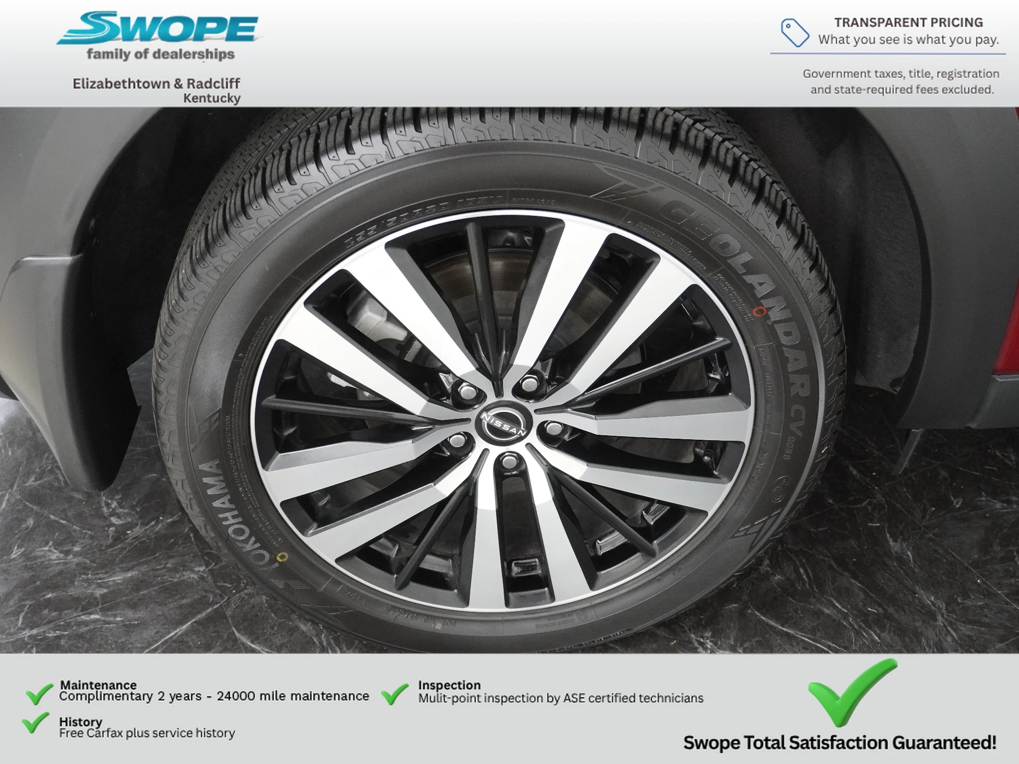 Used 2024 Scarlet Ember Tintcoat/Super Black Nissan Platinum image 28