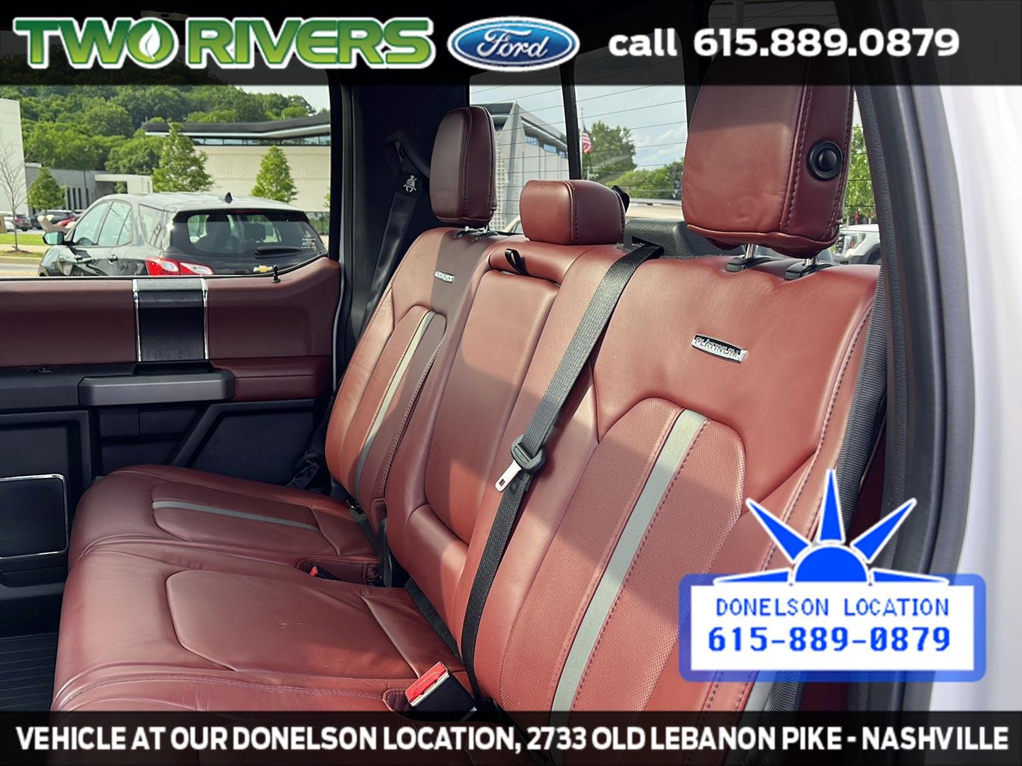 Used 2018 White Platinum Tri-Coat Metallic Ford Platinum image 41
