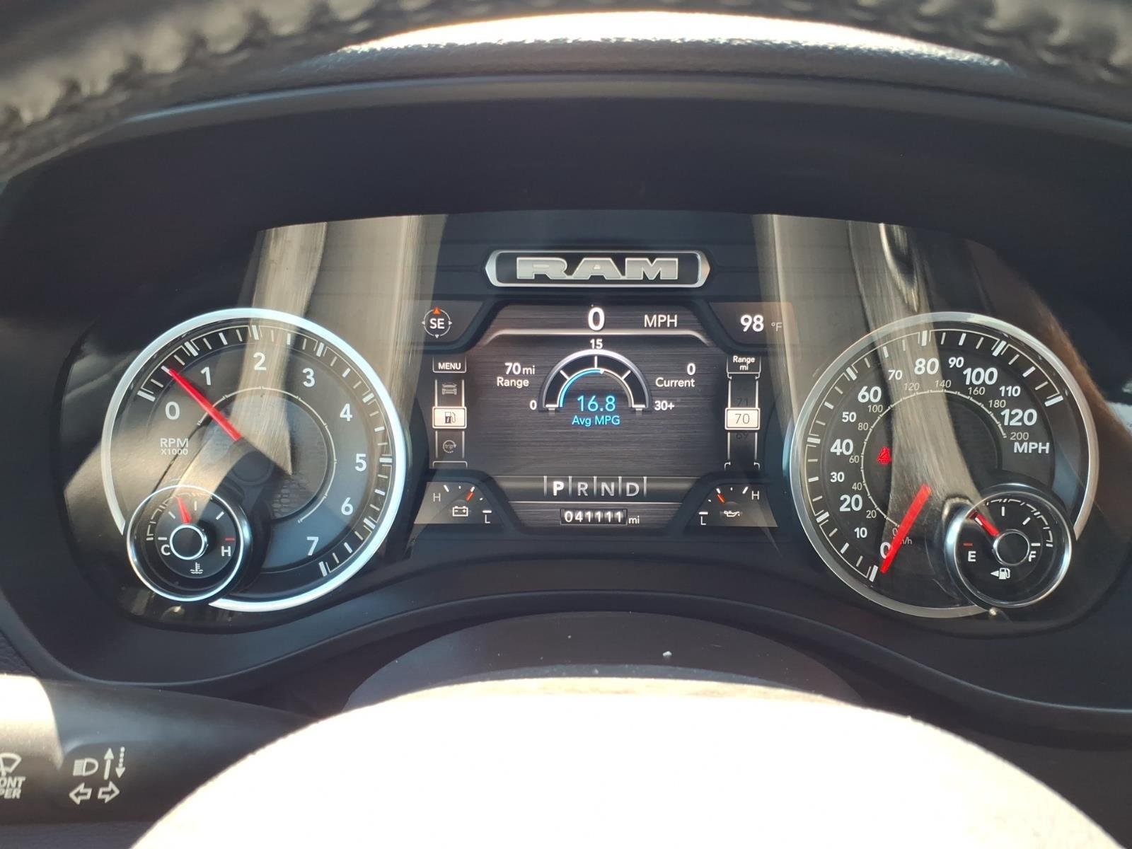 Used 2023 Diamond Black Crystal Pearlcoat Ram Big Horn image 25