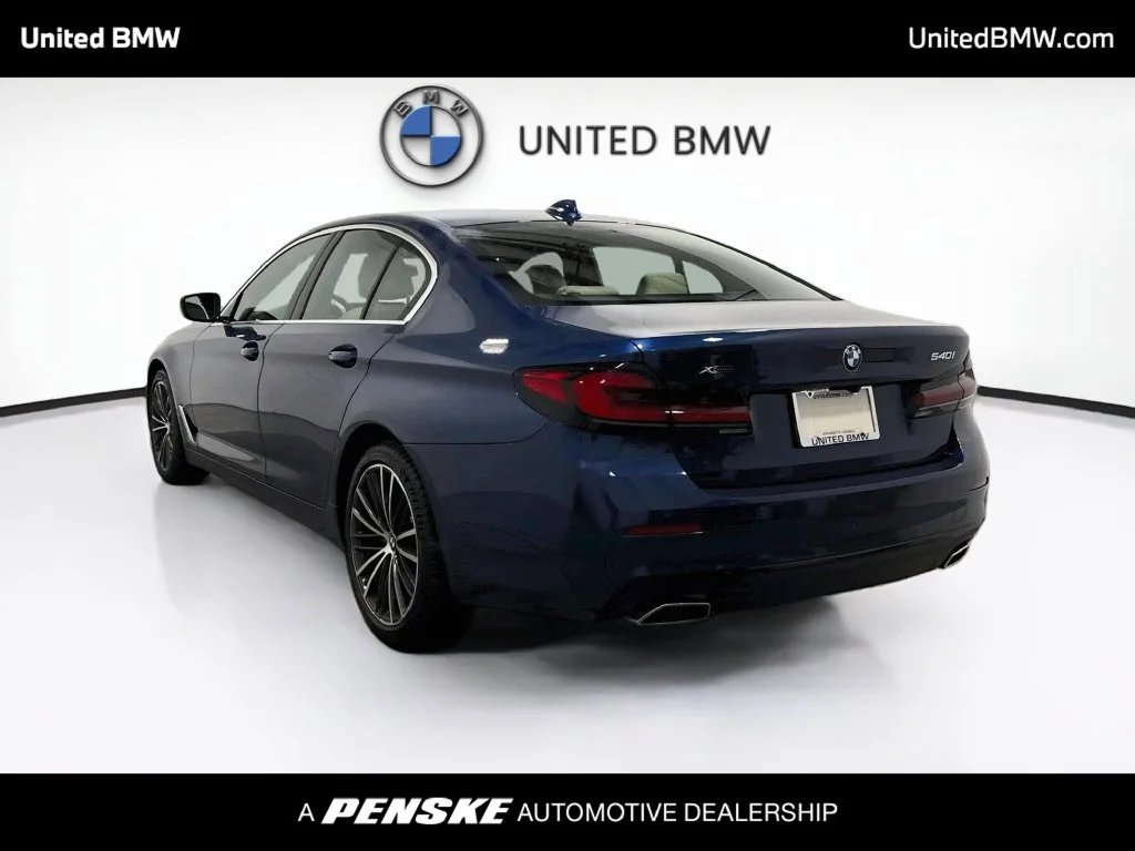 Certified Used 2023 Phytonic Blue Metallic BMW 540i xDrive image 7
