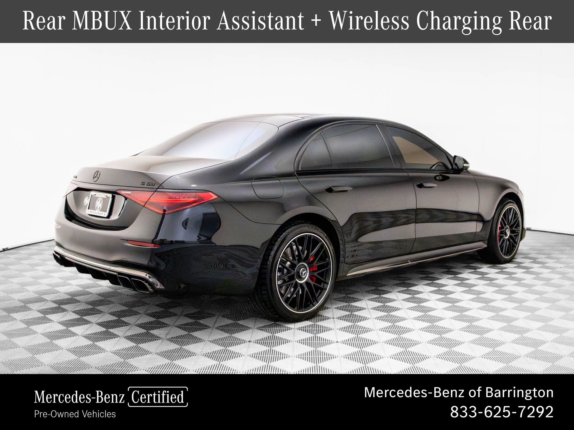 Certified Used 2025 Black Mercedes-Benz S 63 E AMG® image 5