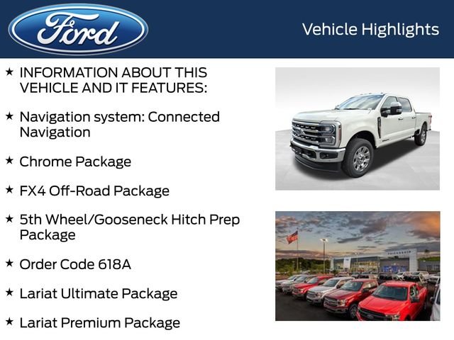 New 2026 Star White Metallic Tri-Coat Ford Lariat image 4