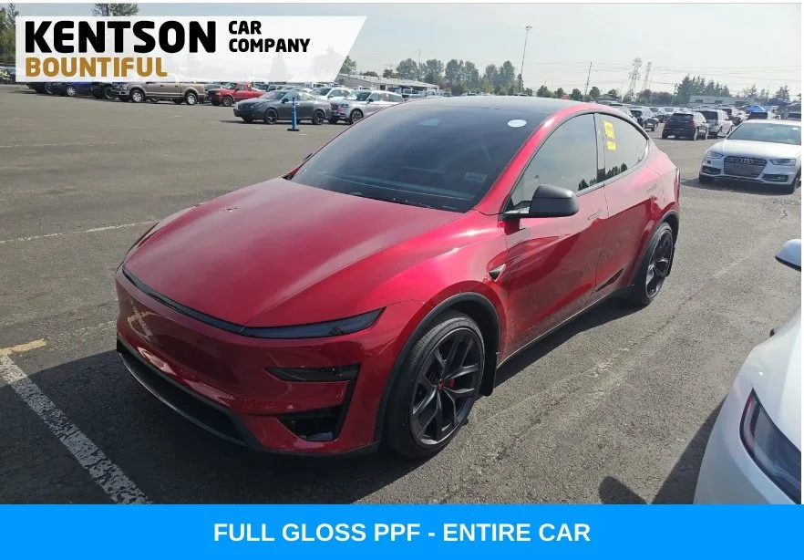 Used 2026 Red Tesla Performance image 1