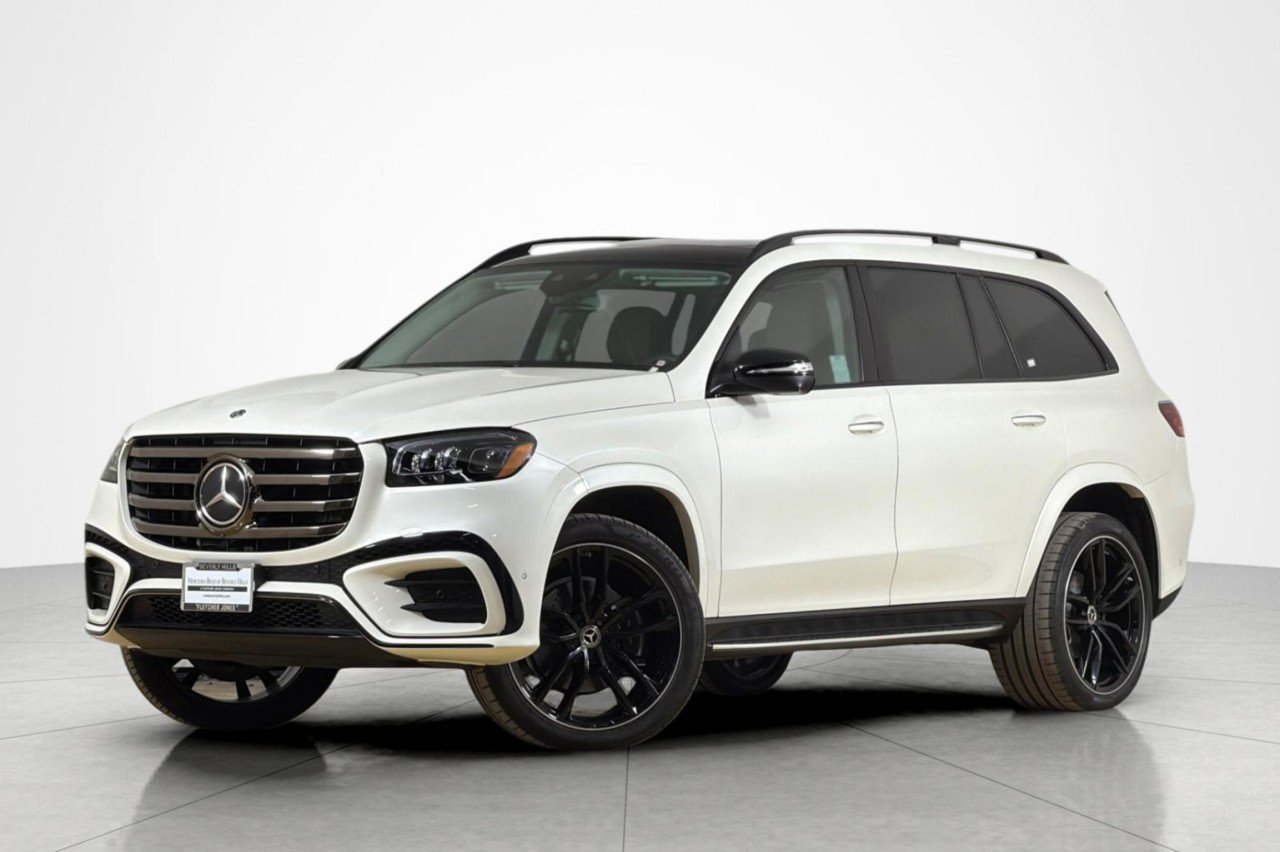 Certified Used 2024 MANUFAKTUR Diamond White Metallic Mercedes-Benz GLS 450 image 1