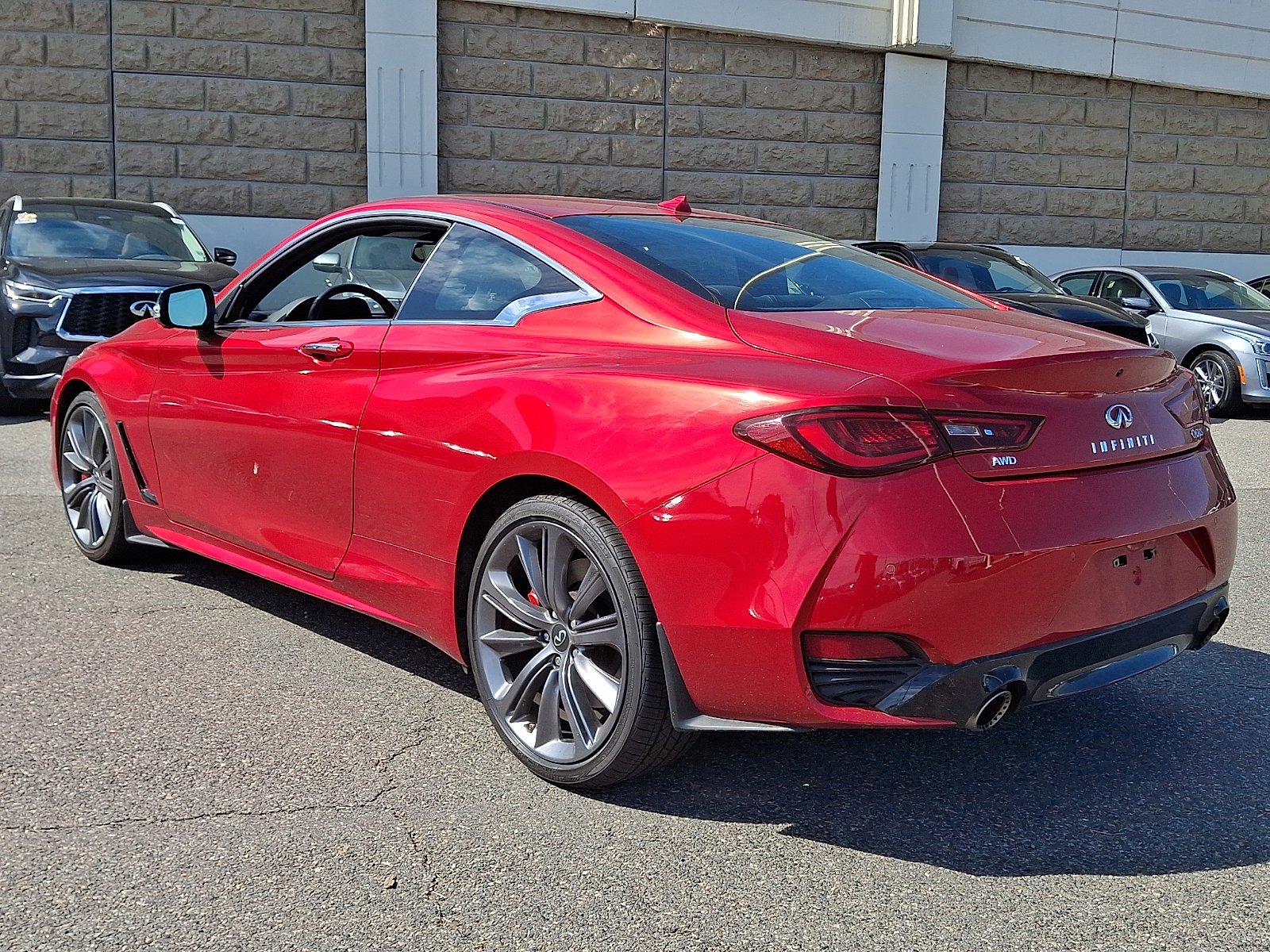 Certified Used 2022 Dynamic Sunstone Red - NBA INFINITI RED SPORT 400 AWD image 6