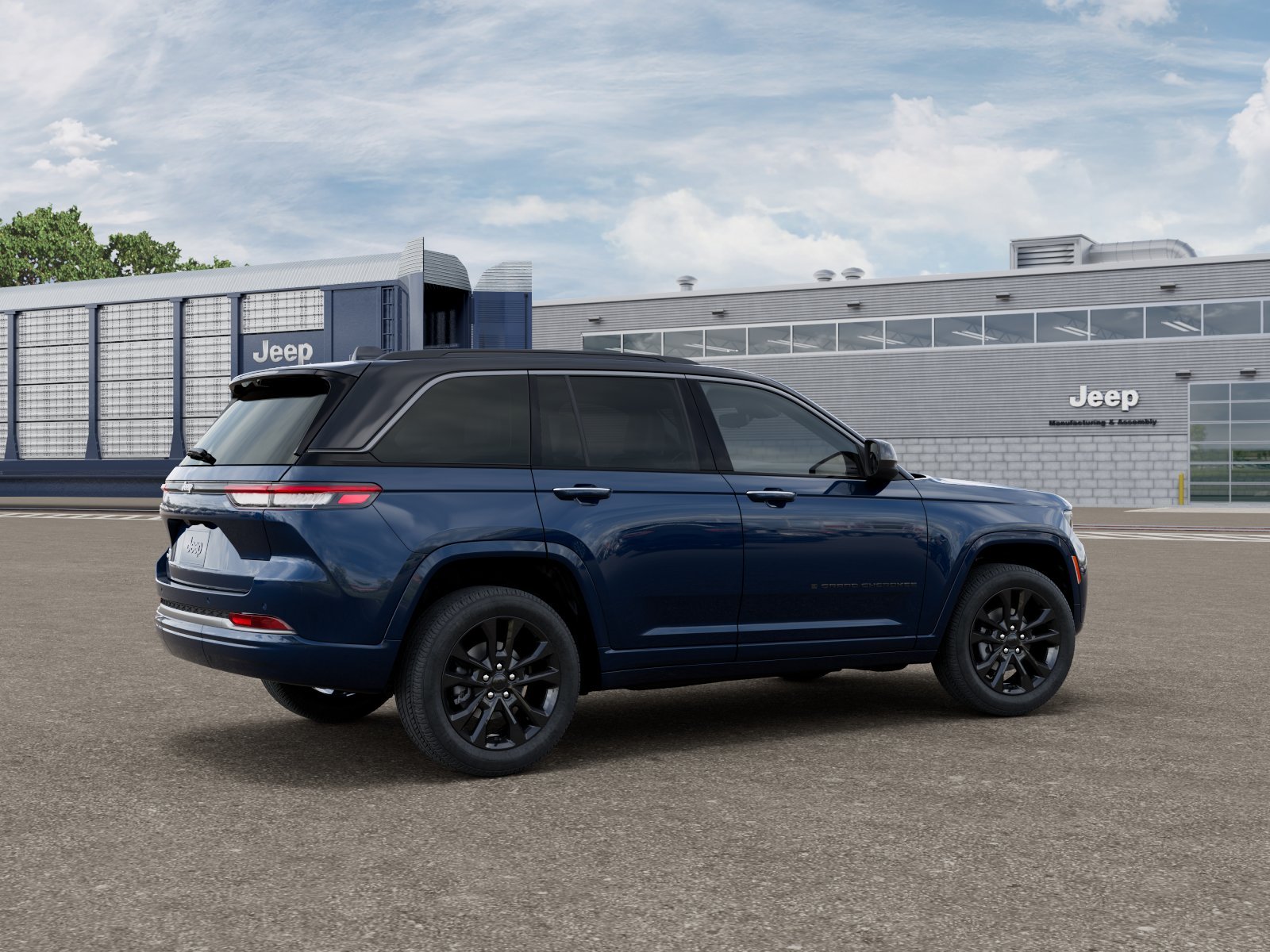 New 2026 Fathom Blue Pearl-Coat Exterior Paint Jeep Limited Reserve image 2