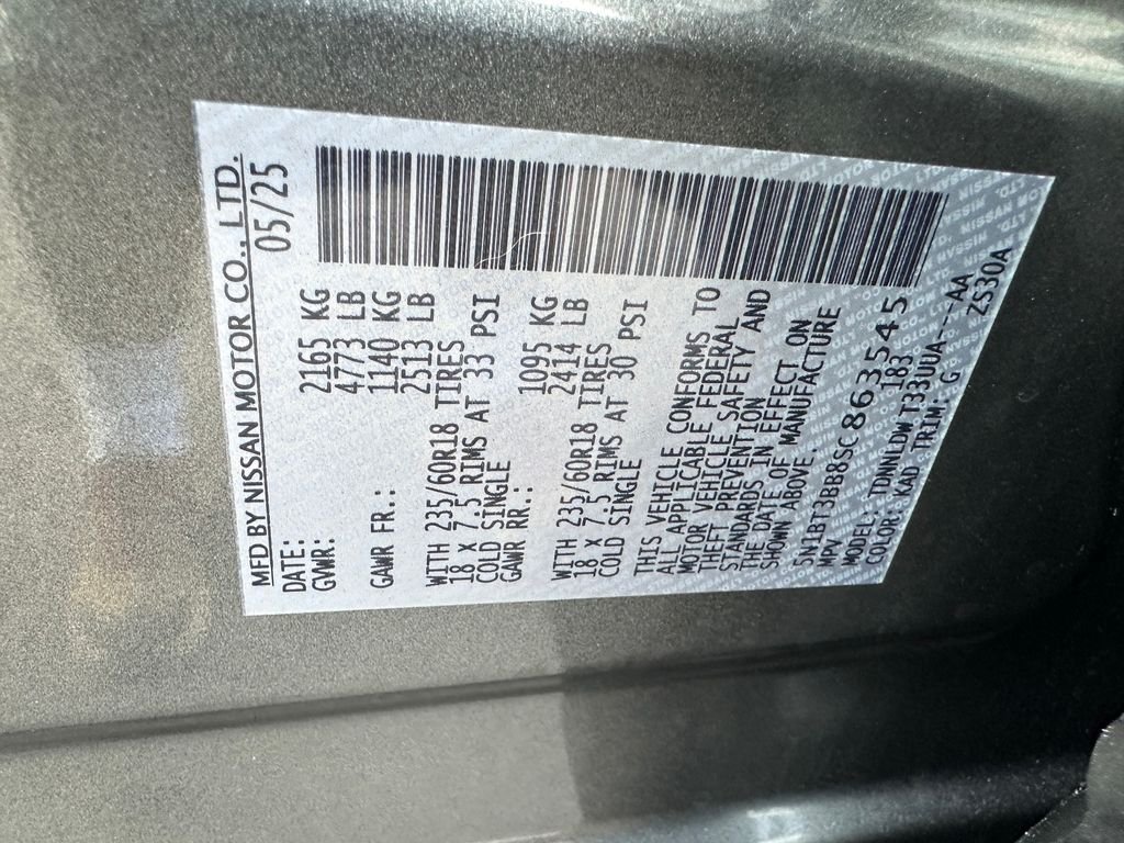 Used 2025 Gray Nissan SV image 12
