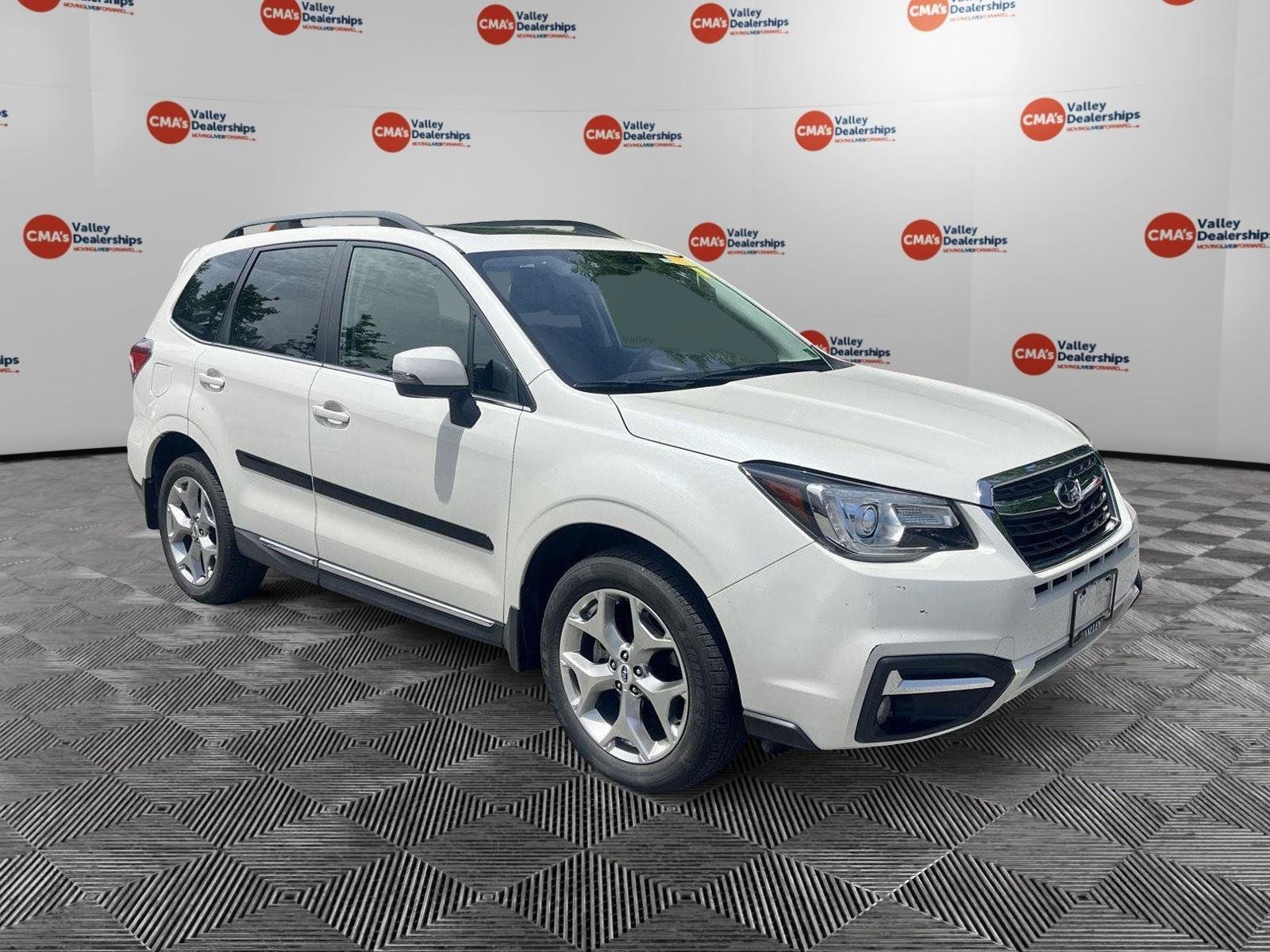 Used 2018 Crystal White Pearl Subaru Touring image 3