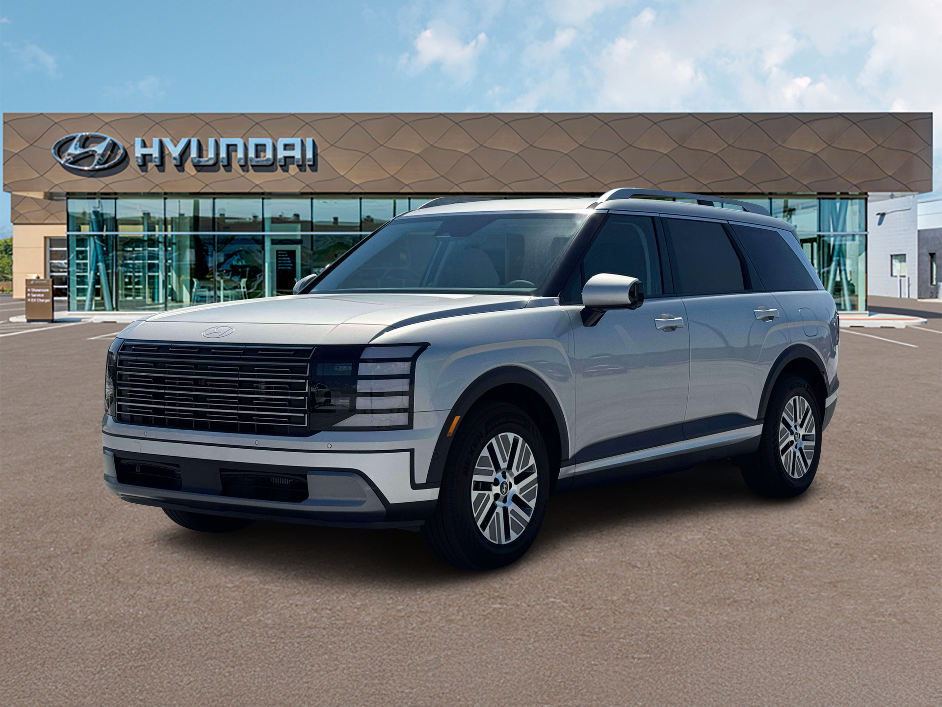 New 2027 Shimmering Silver Hyundai SEL Premium 7P image 1
