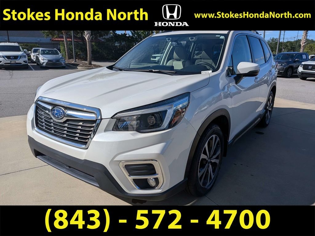 Used 2021 White Subaru Limited image 4