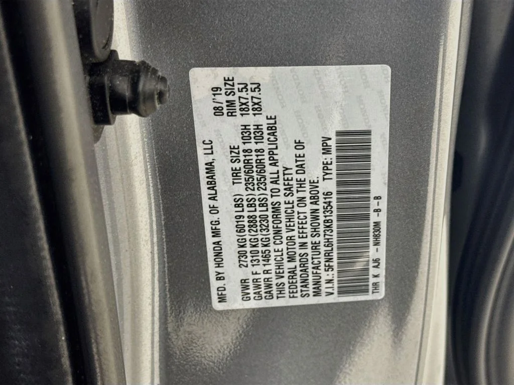 Certified Used 2019 Silver Honda EX-L image 46